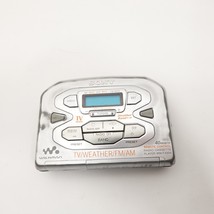 Needs New Belt Sony Walkman WM-FX494 TV Weather AM/FM Cassette Player - $22.49