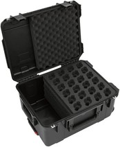 SKB Cases 3i-2015-MC24 iSeries Waterproof 24-Microphone Case, Black - £240.99 GBP