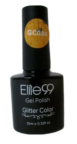 Elite99 Diamond GLITTER Color Soak Off UV LED Nail Gel Polish GC084 GOLD USA NOS - $5.00