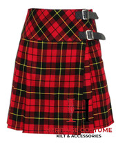 Scottish Wallace Tartan Ladies Skirt For Women Knee Length Tartan Pleat Kilt - £30.81 GBP