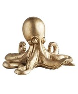 Gold Octopus BMR176 Kraken Nautical Coastal Figurine 9.44&quot; L Resin - $791.66 MXN