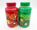 Balance of Nature Fruits and Veggies Whole Food Superfood 180 Caps Exp 3... - $38.00