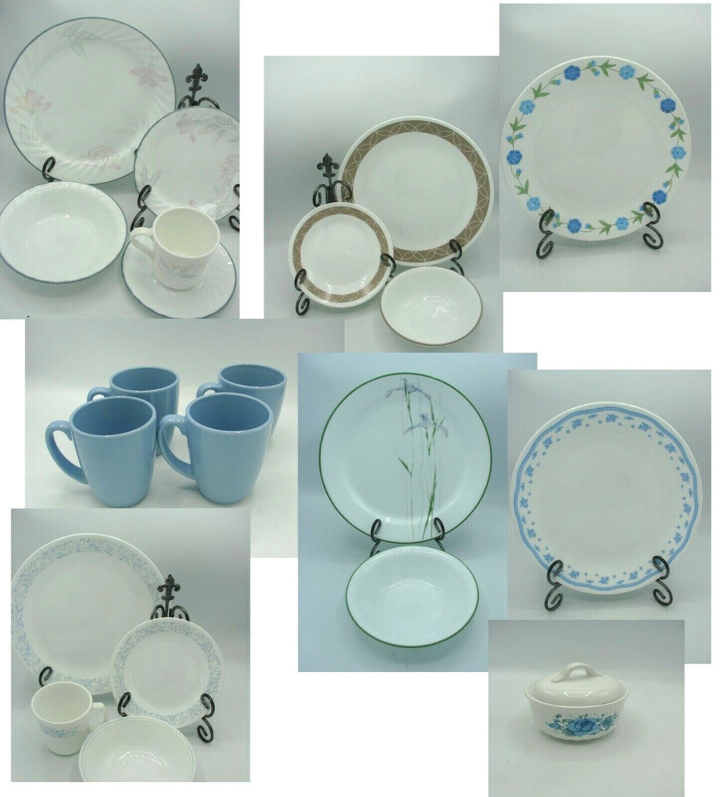 Corelle Dishes Corning Ware Cordinates  Dinner Plate Salad Cereal Bowl Stoneware - $6.92 - $22.76