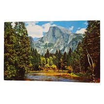 Postcard Half Dome And The Merced River Yosemite National Park California Chrome - £5.44 GBP