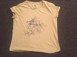 Sonoma “Hello Spring” T-Shirt, Size L - £4.47 GBP