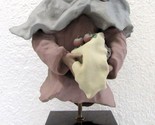 Lladro Rare Singed San Isidro Sculpture 1990 Maggie Girl with Apple Ltd.... - $791.01