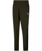 PUMA Mens Contrast 2.0 Track Pants Green w/ Black Stripe Size XXL $40 - NWT - £14.38 GBP