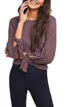 SUNDRY Womens Top Long Sleeve Elegant Stylish Soft Purple Size US 1 - £27.99 GBP