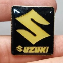 Vintage Suzuki Logo Car Truck Motorcycle Enamel Hat Lapel Pin Badge 1&quot; Pinback - £15.53 GBP