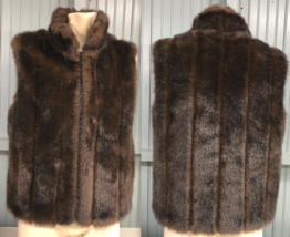 Giacca Faux Fur Medium Womens Fashion Vest - $21.02