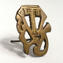 Bulgarian Army Collar Branch Pin Insignia - Cast Brass Transport Force Sign Vtg - £18.17 GBP