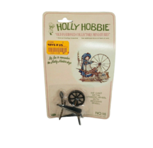 Vintage Holly Hobbie Metal DIE-CAST Collectors Miniatures Baby Spinning Wheel - £18.91 GBP