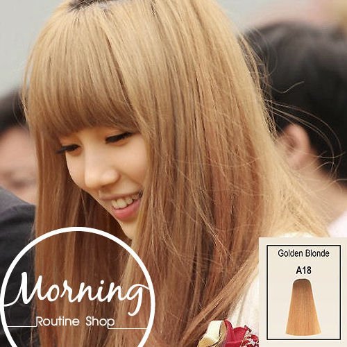 Berina Permanent Hair Color Cream Dye Unisex Cool A18 Golden Blonde Hair... - $29.01