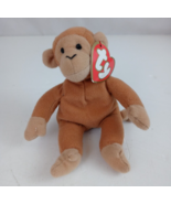 Vintage 1993 TY Teenie Beanie Babies Bongo The Monkey 5.5&quot; Plush With Tags - €6,91 EUR