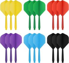Accmor 18pcs Integrated Dart Shaft and Flights, Dart Flights for Steel T... - $18.80