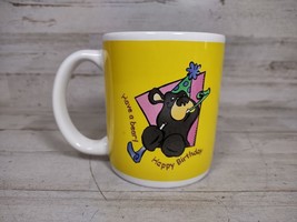 Big Sky Carvers Bearfoots Jeff Fleming Beary Happy Birthday Coffee Cup Mug - £5.15 GBP