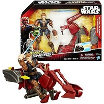 Star Wars Year 2015 Hero Mashers 6-1/2 Inch Tall Figure with Vehicle Set... - £27.96 GBP