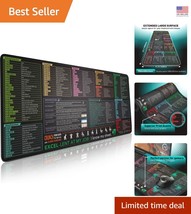 Non-Slip Large Excel Keyboard Mat with Detailed Shortcut Guide &amp; Exercises - $37.02