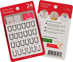 The Blank Fabric Panel Wall Clips and Hooks, Pin Clips for Office Clothes Cubicl - £14.17 GBP