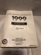 1999 CHEVROLET TRACKER J/E PLATFORM ORIGINAL VOL #1 of 2 EARLY SERVICE M... - $9.90
