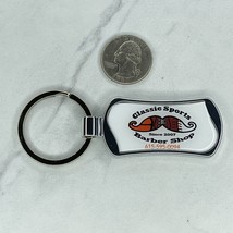 Classic Sports Barber Shop Advertising Keychain Keyring - £5.48 GBP