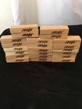 Jenga Blocks Game Replacement Lot of 22 Wood Pieces Milton Bradley - £8.03 GBP