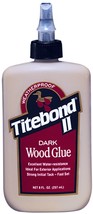 Dark Brown TiteBond II Premium Wood Glue 8 oz squeeze bottle Franklin. 3703 - £18.24 GBP