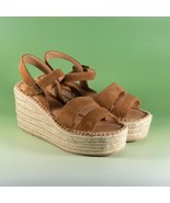 Soludos Womens Como Jute Woven Espadrille Platform Wedges Walnut Brown S... - $800.04 MXN