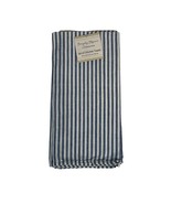 Cotton Kitchen Towels Royal Blue Striped 2Pk - £7.84 GBP