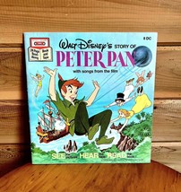 Walt Disney Read-Along Vintage Peter Pan No Cassette 1977 DC 8 - £14.35 GBP