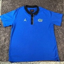 Nike Jordan Polo Jumpman Size Large Florida Gators Sideline Golf Shirt Blue - £19.58 GBP