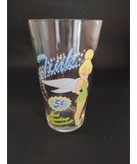 Tink Tinkerbell Vintage Retro Glass Lemonade Glass Tumbler Disney Store ... - £9.88 GBP