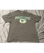 Green Bay Packers NFL Team Apparel Gray Graphic T-Shirt XL - €8,33 EUR
