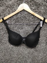 Body by Victoria Secret Bra Women 32DD Black Lined Perfect Coverage Unde... - $16.67