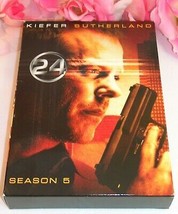 24 Kiefer Sutherland Complete Season Five TV Series Gently Used DVD&#39;s 7 Discs - £16.07 GBP