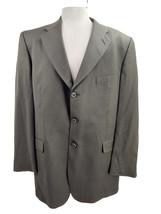 Neiman Marcus 40S Men&#39;s Medium Olive Green 100% Wool Suit Coat - £20.37 GBP