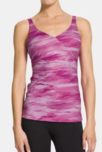 $59.99 NWT Womens Studio Lux Under Armour UA S Small Top  Bra Pink Camo shirt - £27.51 GBP