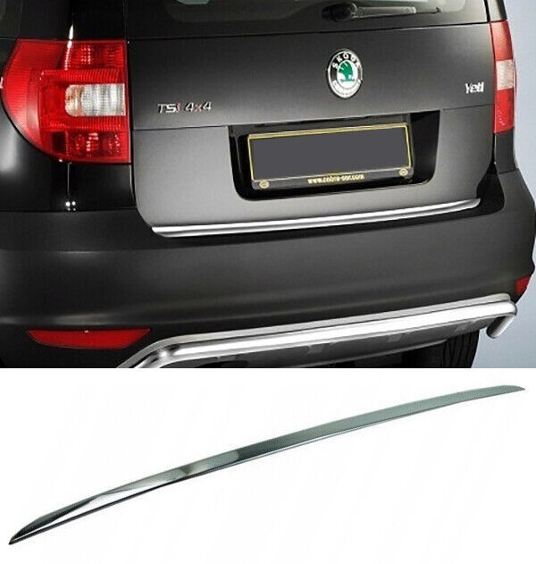 ŠKODA YETI 09-14 - Martig chrome strip for tailgate molding chrome- show orig...