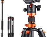 Kandf Concept 63&quot; Carbon Fiber Camera Tripods,D254C1+Bh-28L Compact Trip... - £132.70 GBP