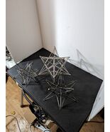 metal geometric stars set of 3 - €55,38 EUR