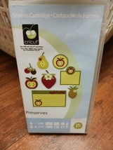 Cricut Cartridge Preserves  Complete Fruit Labels CIB - £7.78 GBP