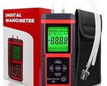 Gas Pressure Tester Digital Air Pressure Meter Differential P... - £67.33 GBP