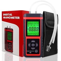 Gas Pressure Tester Digital Air Pressure Meter Differential P... - £67.57 GBP
