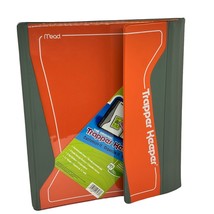 Mead Orange Trapper Keeper Vintage Style Binder w/ Folders New - $28.80