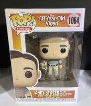 FUNKO POP! MOVIES: THE 40-YEAR-OLD VIRGIN - ANDY STITZER HOLDING OSCAR G... - £8.88 GBP