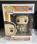 FUNKO POP! MOVIES: THE 40-YEAR-OLD VIRGIN - ANDY STITZER HOLDING OSCAR G... - £9.03 GBP