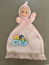 Fisher Price Flutterbye Pink Fleece Doll Lovey Security Blanket Friend 1... - £15.47 GBP
