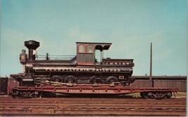 Pennsylvania Railroad Reuben Wells Being Moved On Flat Car C.1971 Postcard - $4.79