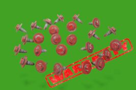 1990-2002 mercedes r129 300sl sl500 600sl fender bolt screw 25 pcs 10mm 8mm - $44.87