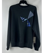 Atelier And Repairs Patch Front Sweatshirt in Faded Black-Size Small - €34,59 EUR